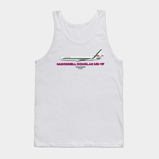 McDonnell Douglas MD-11F - Cargoitalia Tank Top by TheArtofFlying